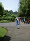 Walking to Borobodur